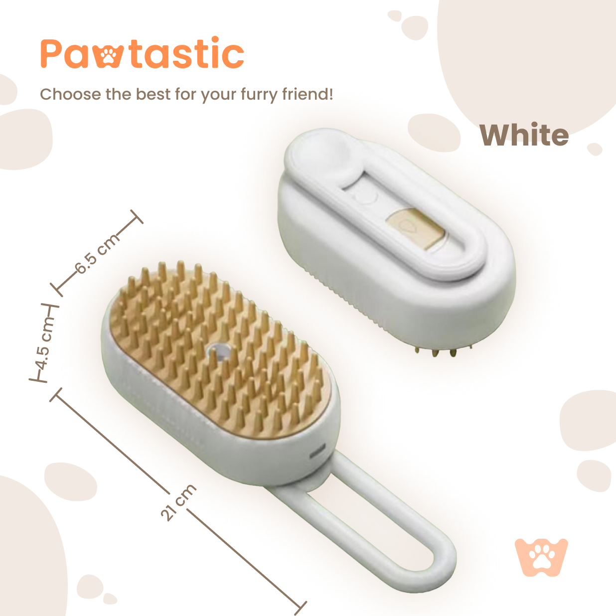 Pawtastic™ 3-in-1 Electric Pet Grooming Brush