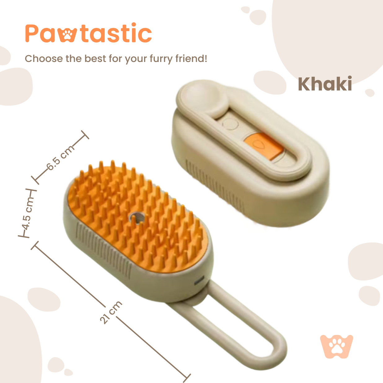 Pawtastic™ 3-in-1 Electric Pet Grooming Brush