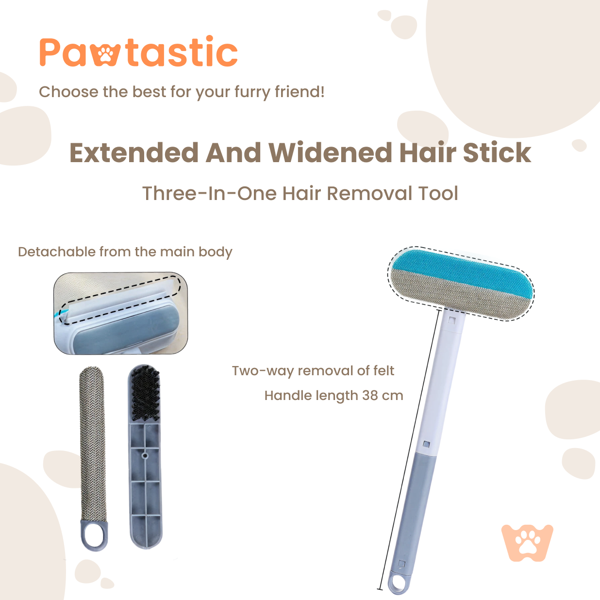 Pawtastic™ Electrostatic Hair Remover