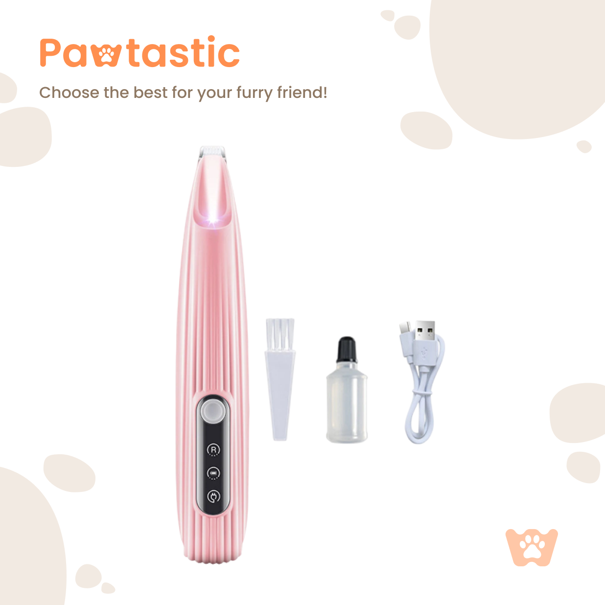 Pawtastic™ LED Pet Paw Trimmer