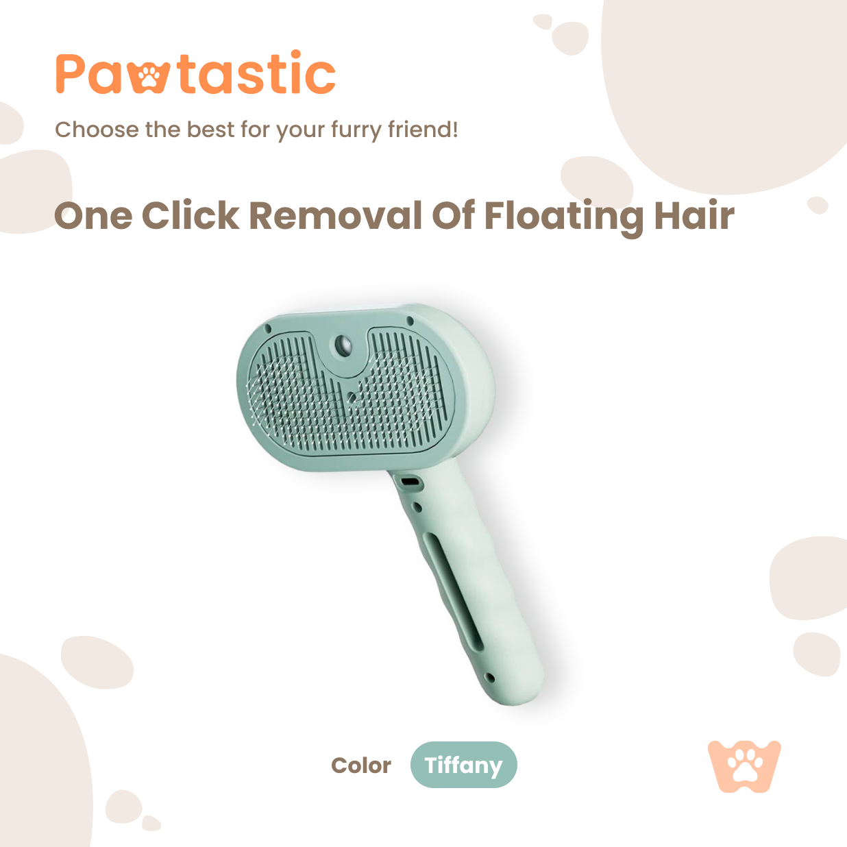 Pawtastic™ 3-in-1 Steam Pet Massage Comb