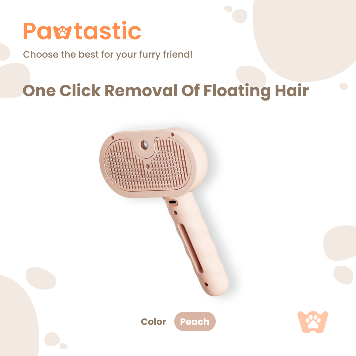 Pawtastic™ 3-in-1 Steam Pet Massage Comb