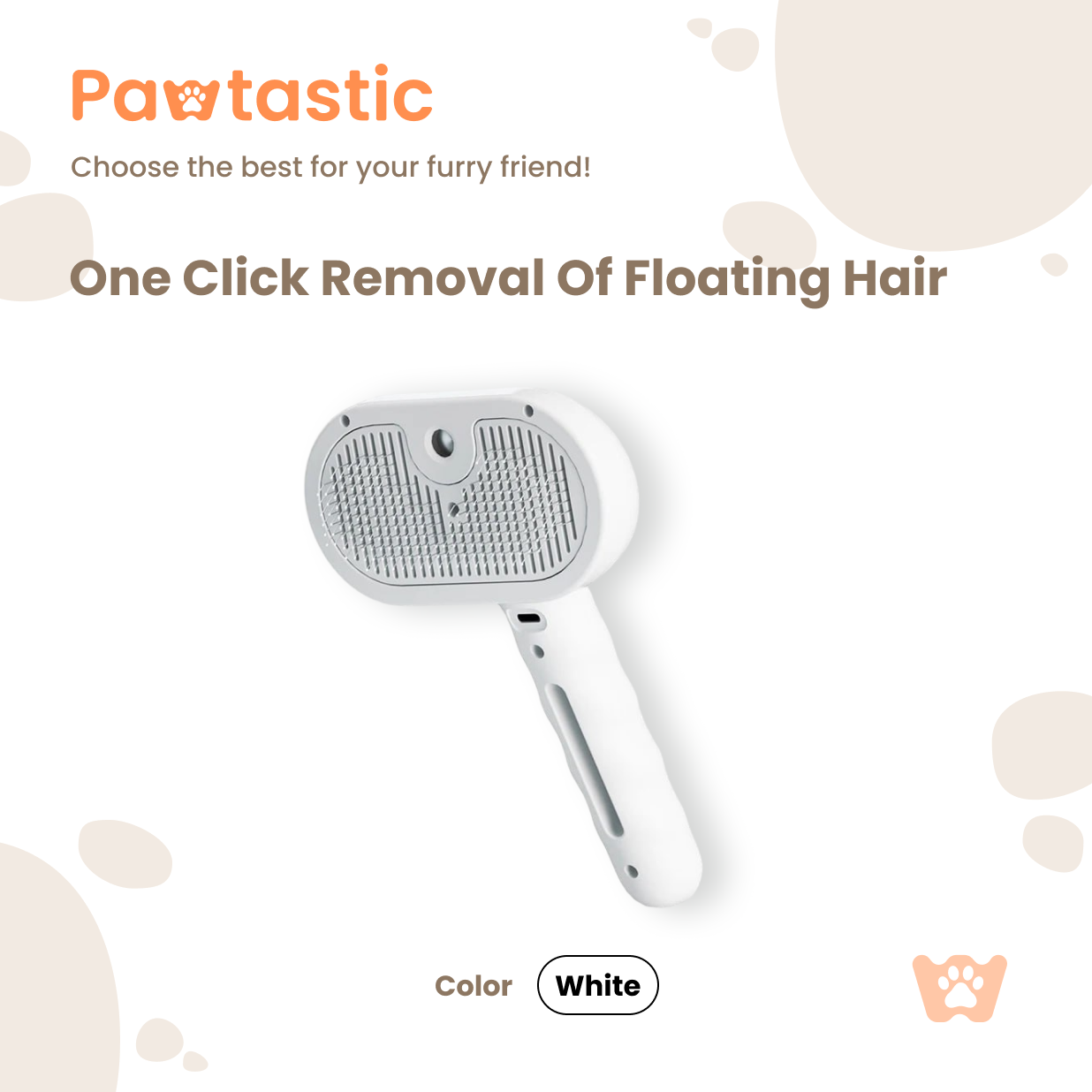 Pawtastic™ 3-in-1 Steam Pet Massage Comb