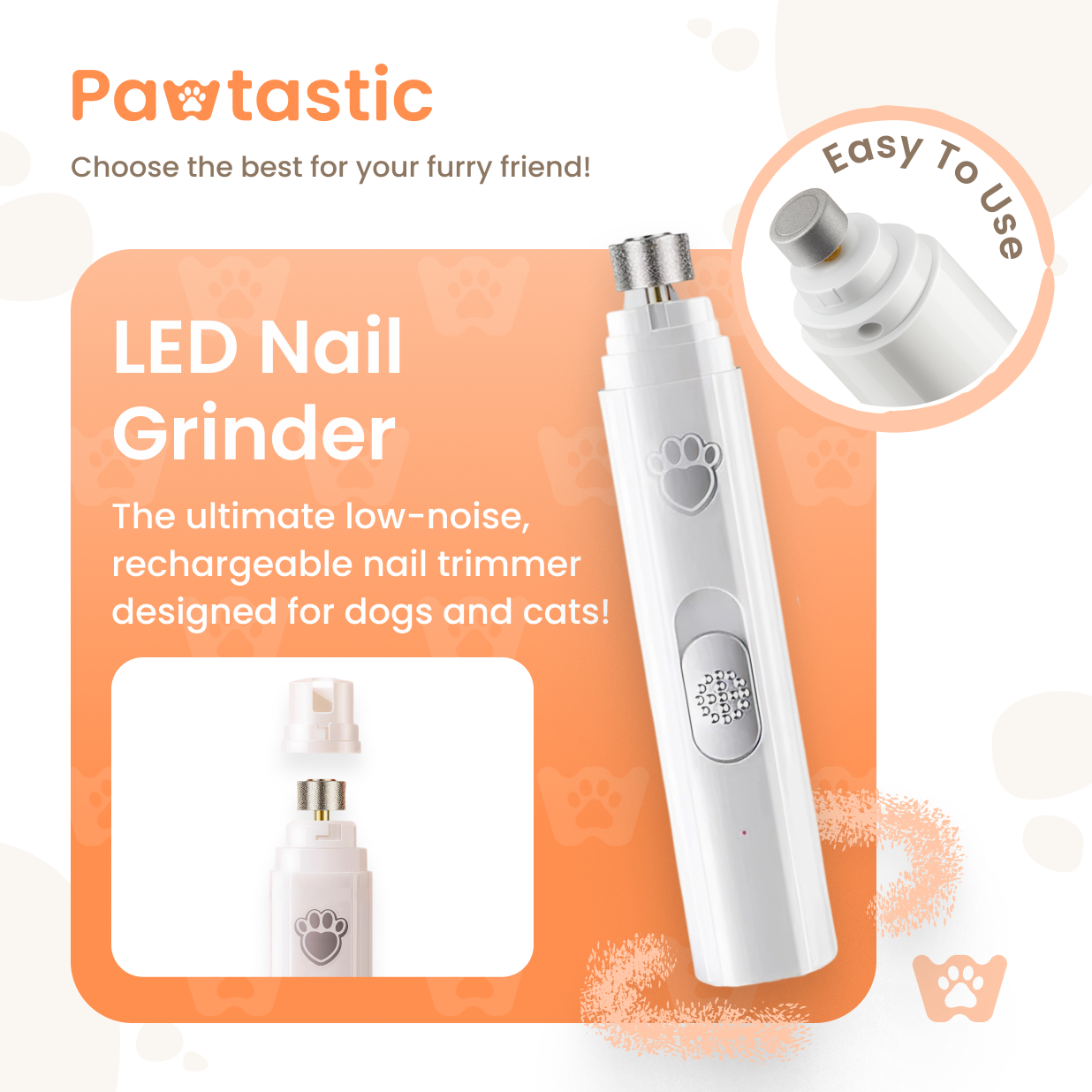 Pawtastic™ LED Nail Grinder