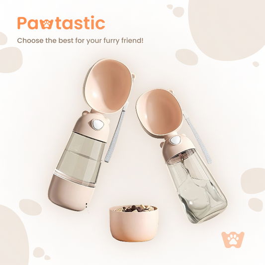 Pawtastic™ PawHydrate 2-in-1 Travel Bottle