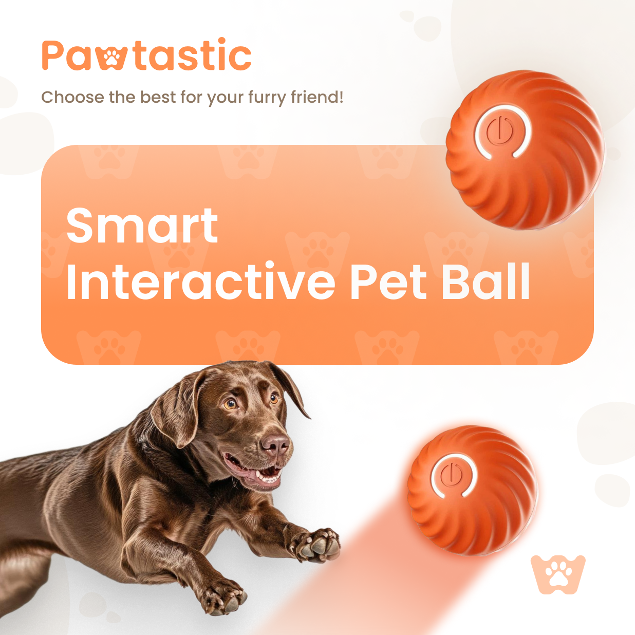 Pawtastic™ Smart Interactive Pet Ball