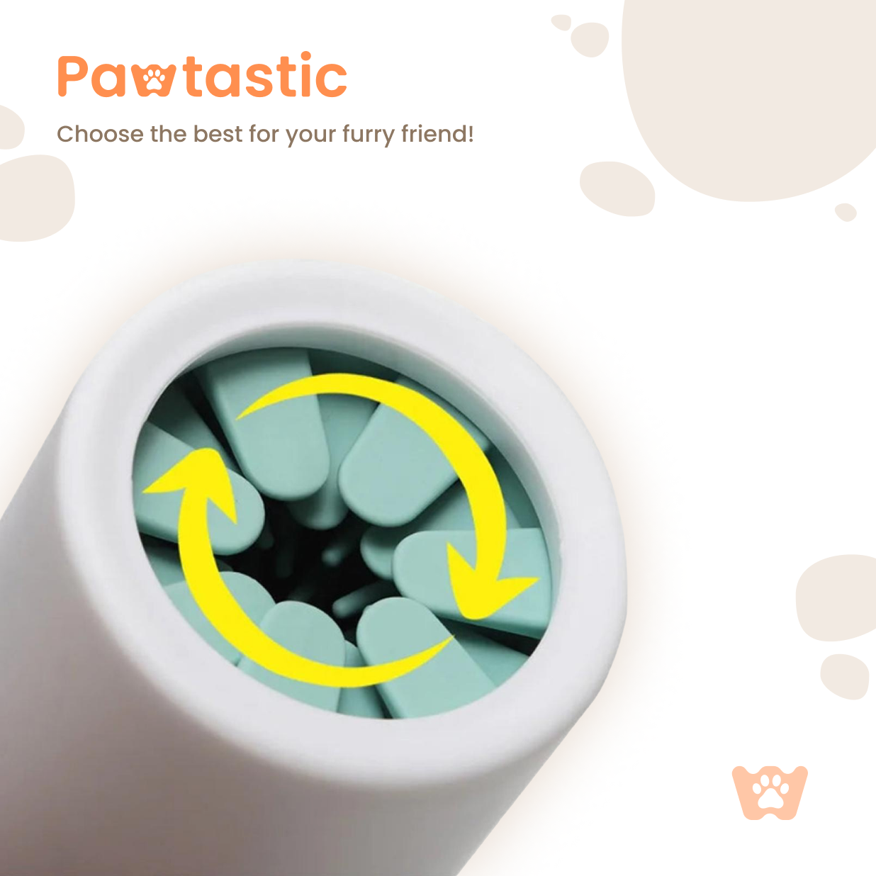 Pawtastic™ Silicone Pet Paw Cleaner – Portable & Gentle Foot Washer Cup