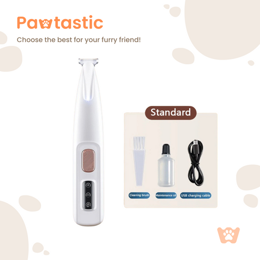 Pawtastic™ Rechargeable Pet Trimmer with LED Light